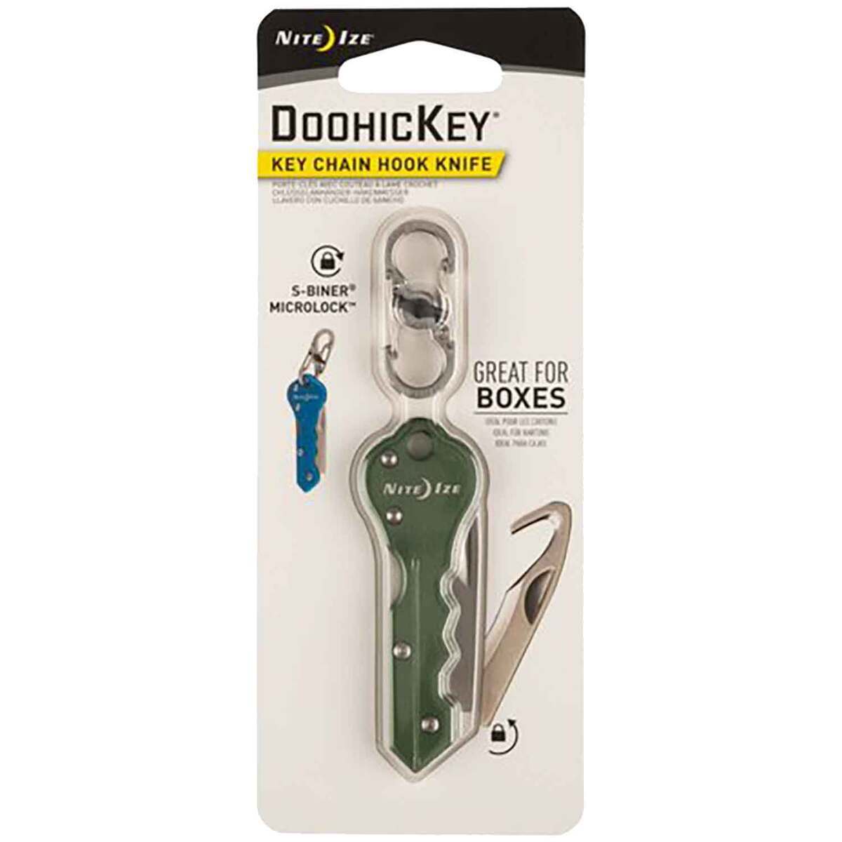 Nite Ize DoohicKey Key Chain Hook Knife