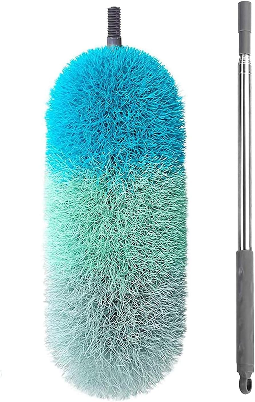 BOOMJOY Microfiber Feather Duster with Extendable Pole, 100