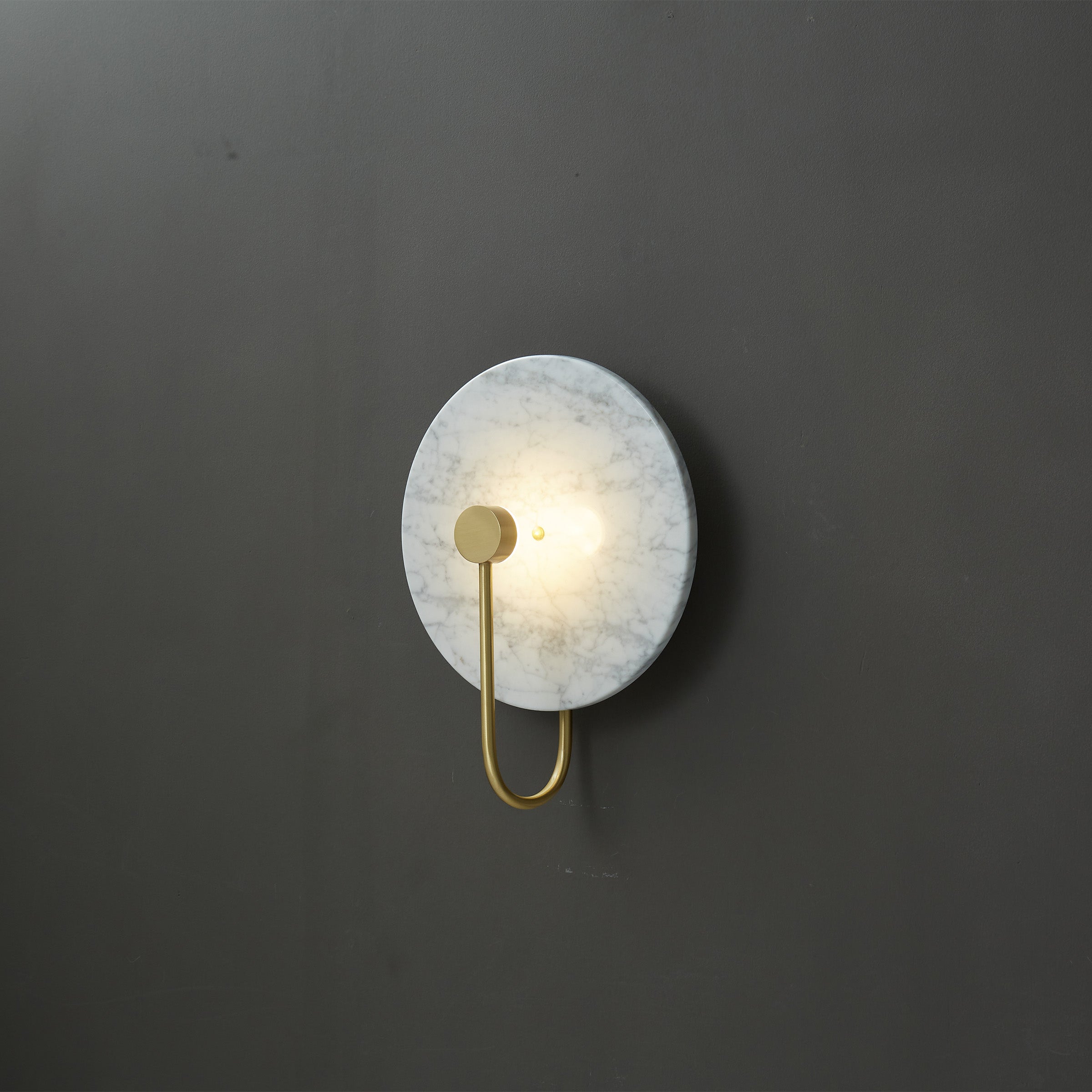 White Marble Wall Lamp 6615-We