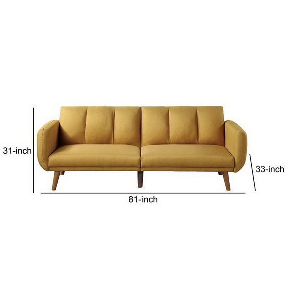 Benjara BM233093 Adjustable Upholstered Sofa with ...