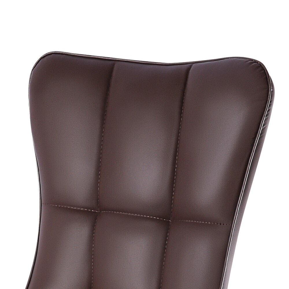 Faux Leather Upholstered Dining Chairs