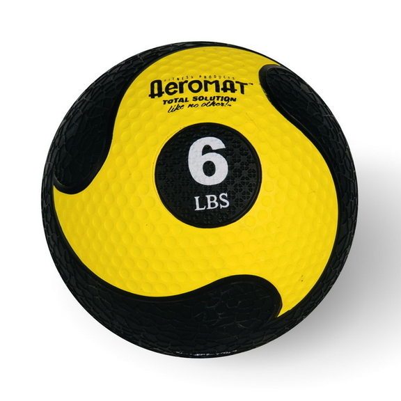 Aeromat 35966 Deluxe Medicine Ball   6 LB  Black /...