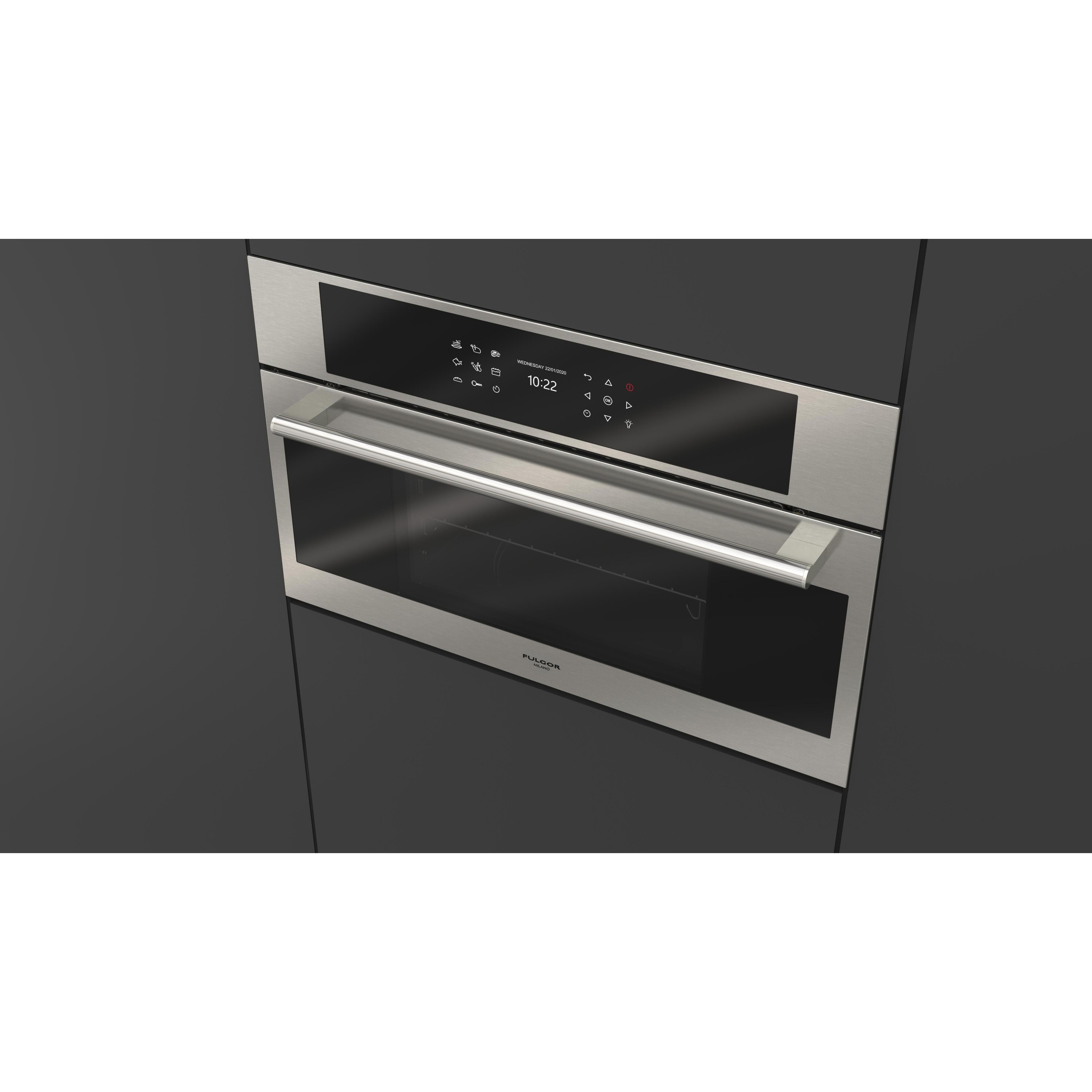 Fulgor Milano 30-inch, Built-in Single Steam Wall Oven F7DSCO30S1