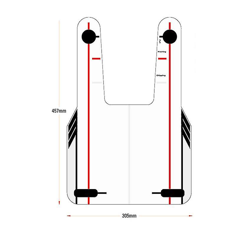 Golf Putting Mirror Alignment Training Aid Swing Trainer Eye Line Practice Training Tool
