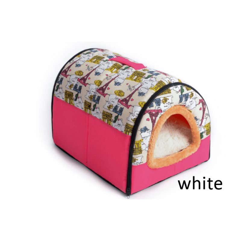 Medium Large Dog Bed Dog House With Roof Warm Soft Pet Bed Kennel For Large Dog Bed