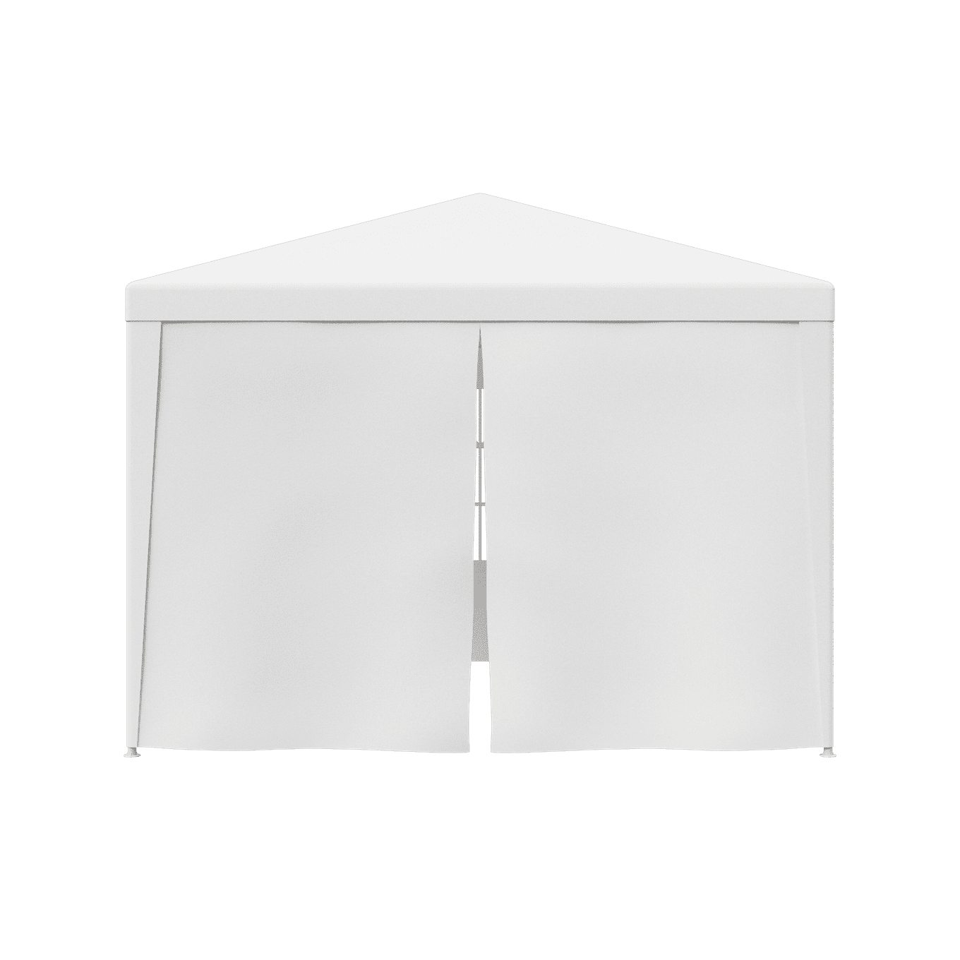 ZENSTYLE Patio Wedding Party Tent Set White Waterproof Canopy - 10 x 10'