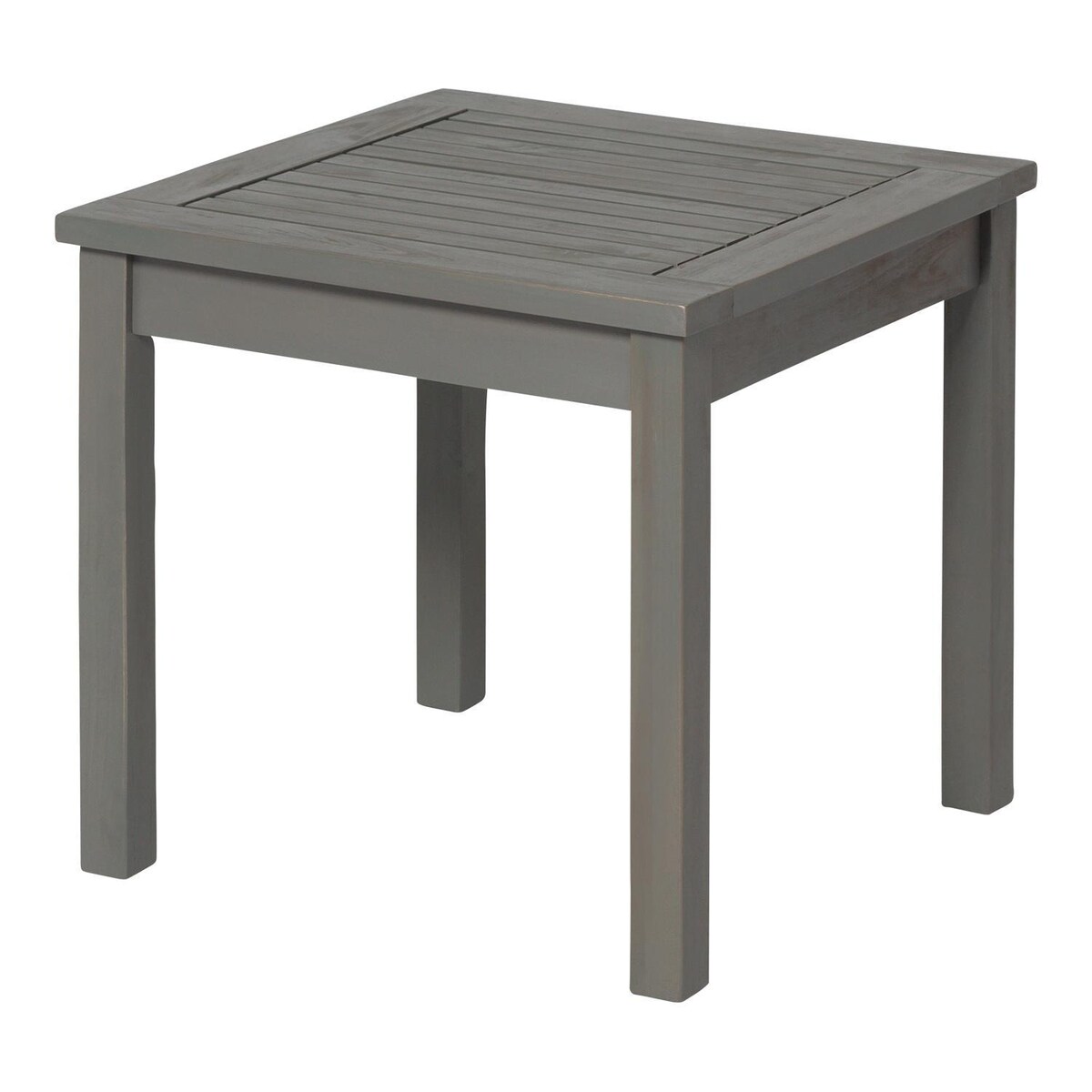 Ultimate Patio Horizon Way 20 Inch Square Acacia Patio End Table