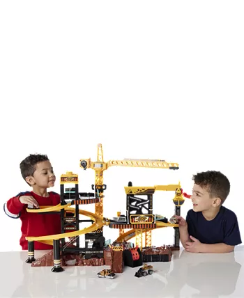 Fast Lane Lights and Sounds Construction Playset  Created for You by Toys R Us