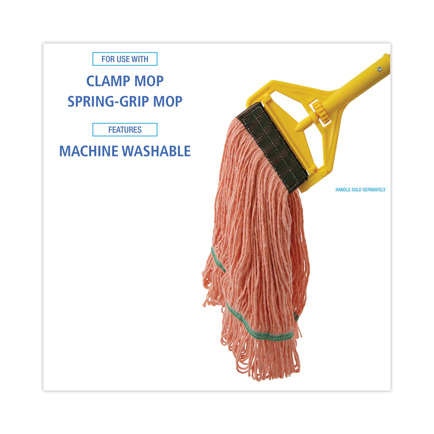 Super Loop Wet Mop Head by Boardwalkandreg; BWK502OR