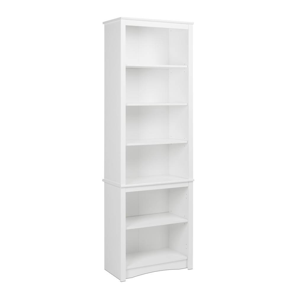 Prepac White Tall Bookcase WSBH-0003-1