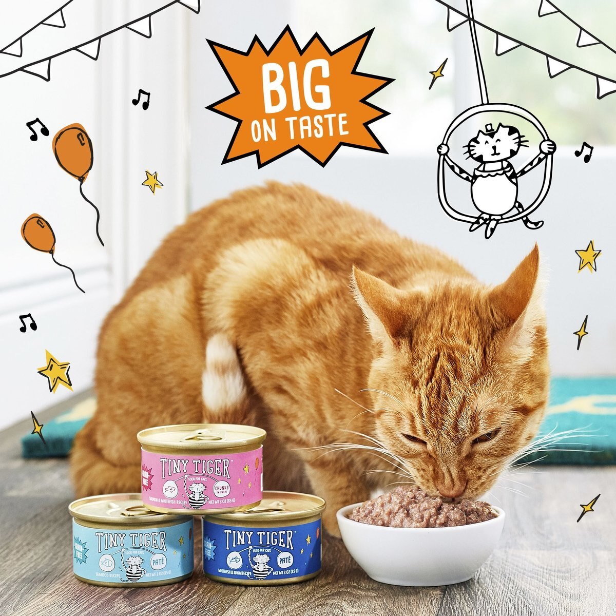 Tiny Tiger Pate Salmon Recipe Grain-Free Canned Cat Food