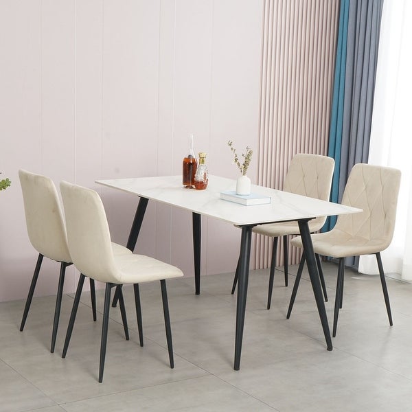 Modern Velvet Dining Kitchen Chair (set of 4)