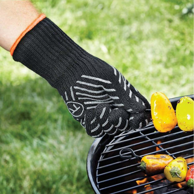 L xl Professional High Temp Grill Glove Black Outset