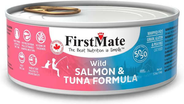 Firstmate 50/50 Salmon and Tuna Formula Grain-Free Canned Cat Food