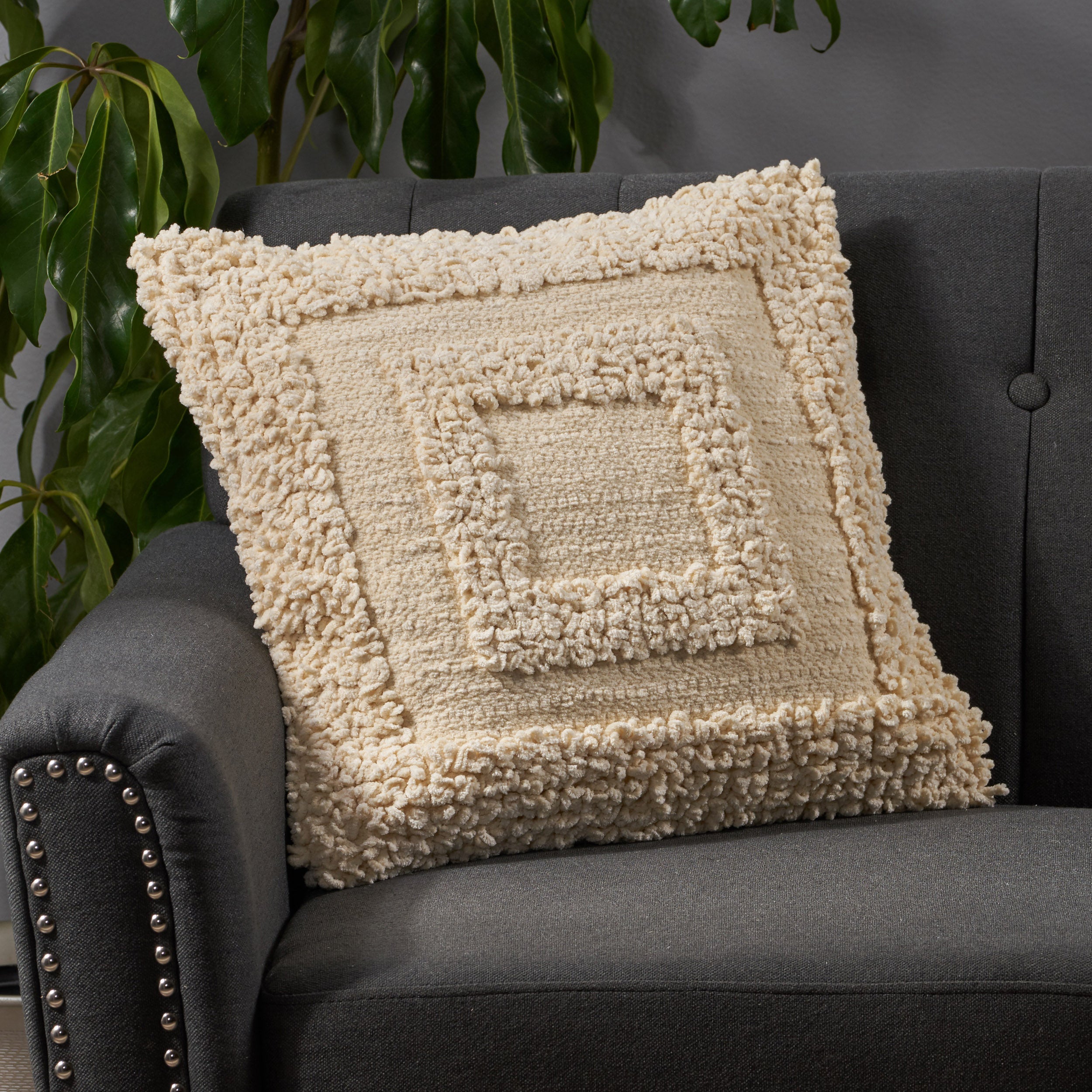 Lamontae Boho Cotton Throw Pillow