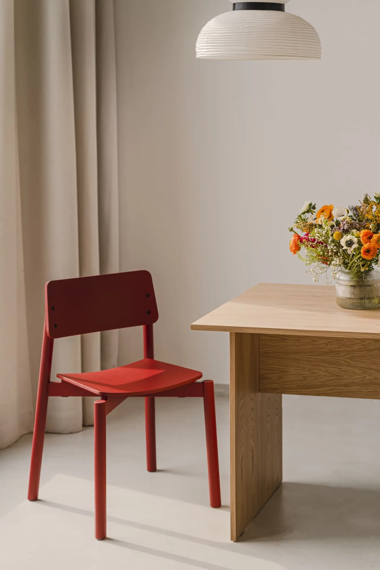 Chestnut Red Chair – Elegant Comfort with a Warm, Inviting Hue