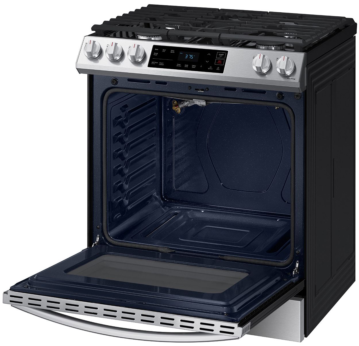  ADA 6 Cu. Ft. Fingerprint Resistant Stainless Steel Front Control Slide-In Gas Range