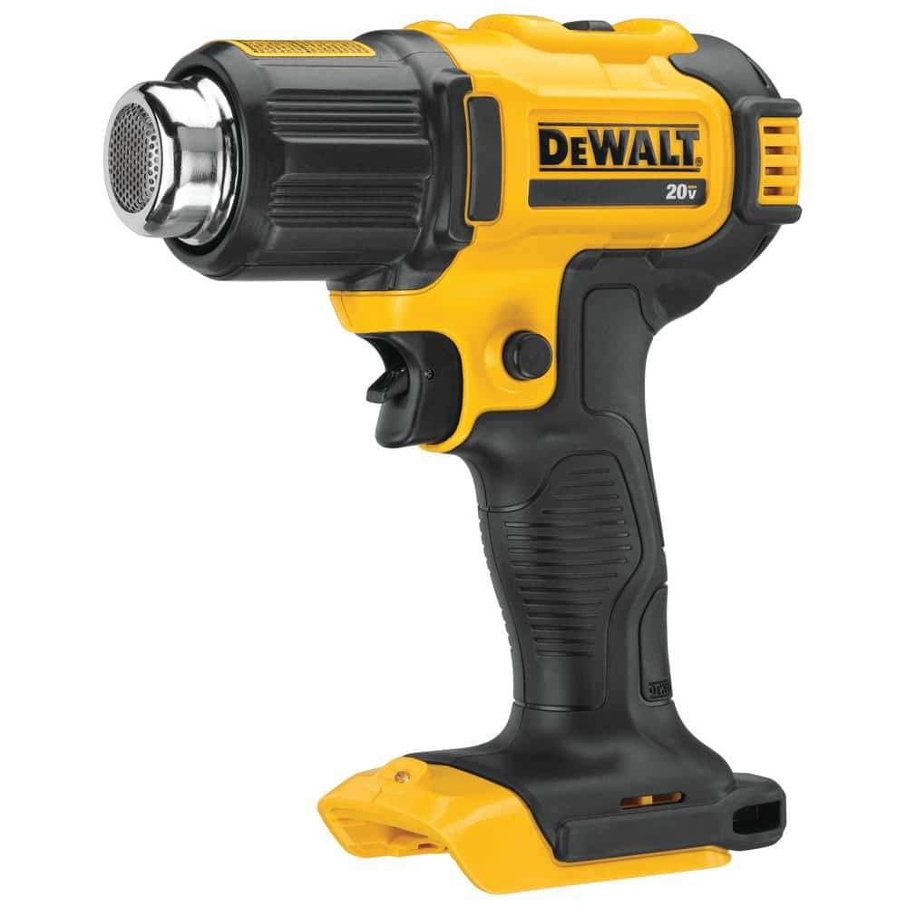 DEWALT 20V MAX Cordless Compact Heat Gun with Flat and Hook Nozzle Attachments DCE530B