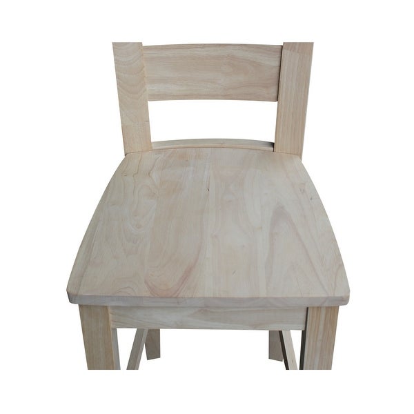 International Concepts Unfinished Tuscany Stool