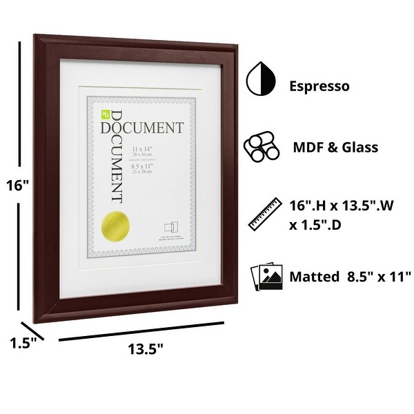 kieragrace KG Oxford Document Frame