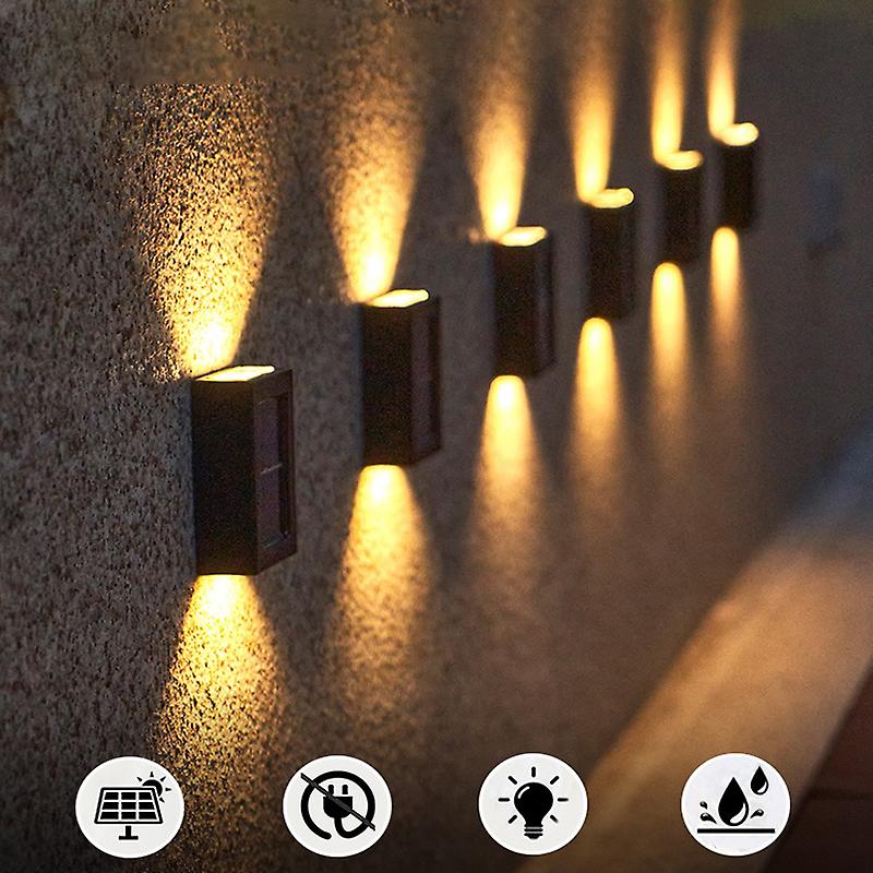 Led Solar Wall Light Outdoor Anti-garden Decoration