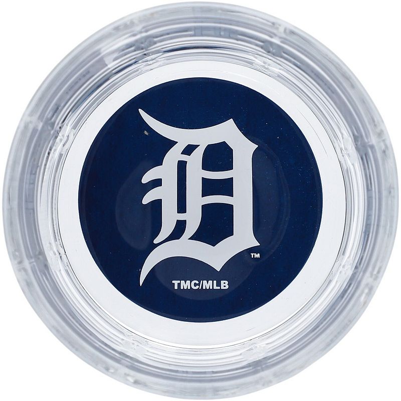 Detroit Tigers 10oz. Team Bottoms Up Squared Rocks Glass