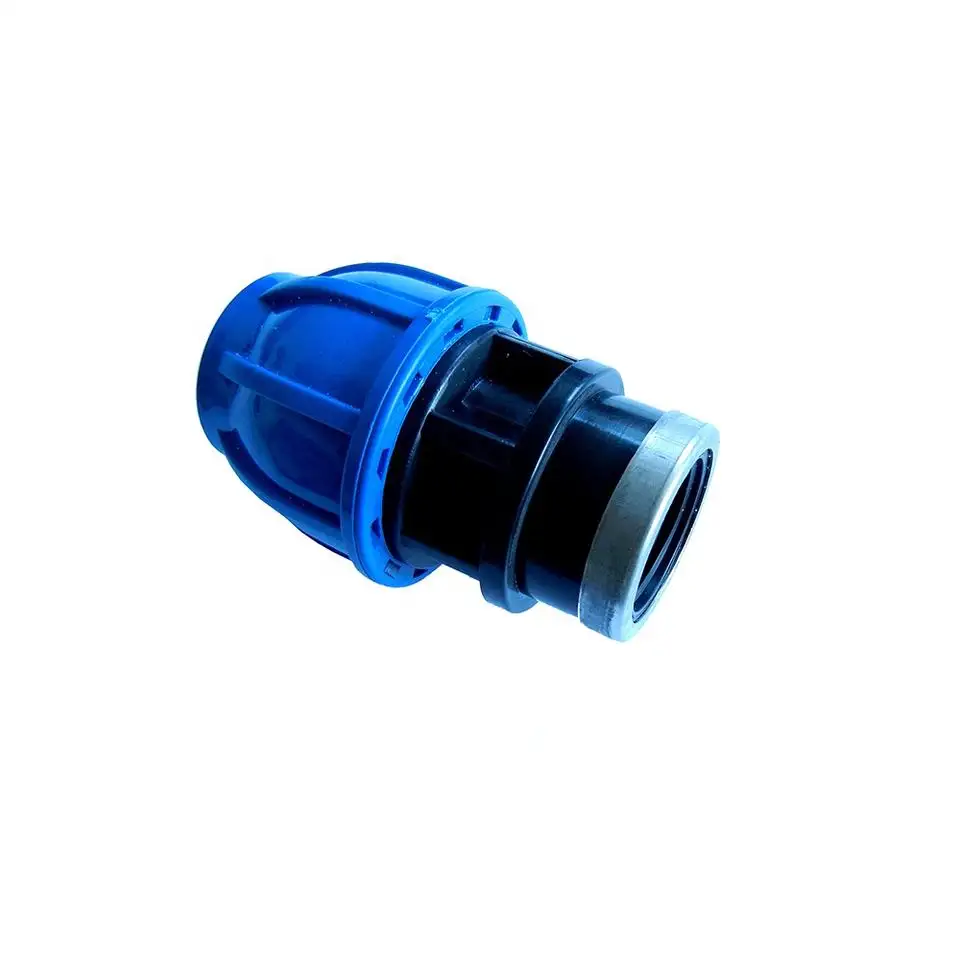 Hot Selling PE Pipe Connection PP Equal Tee Compression Fittings