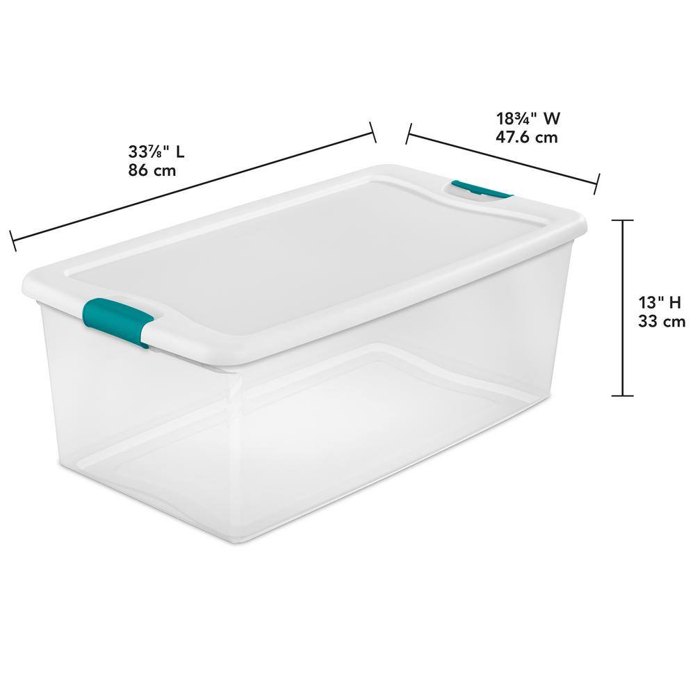 Sterilite 106 Qt. Latching Storage Box 14998004