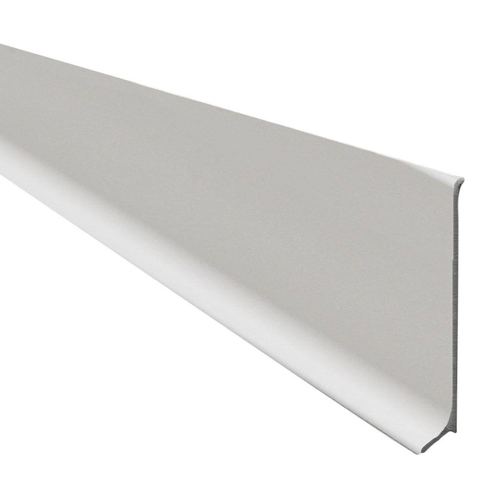 Schluter Systems Designbase-SL Satin Anodized Aluminum 3-18 in. x 8 ft. 2-12 in. Metal Tile Edge Trim DBSL80AE