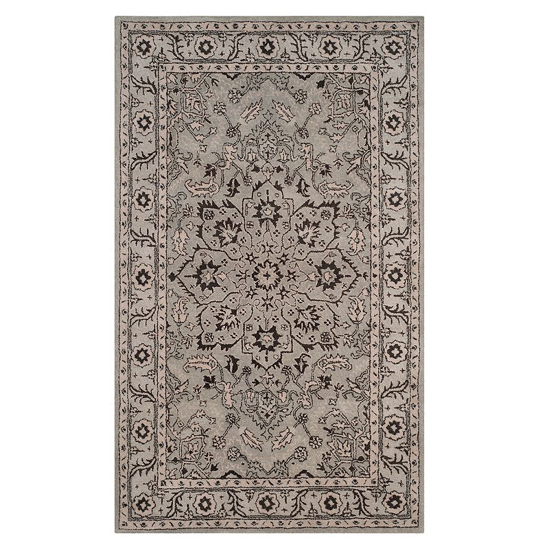 Safavieh Antiquity Winona Framed Floral Wool Rug