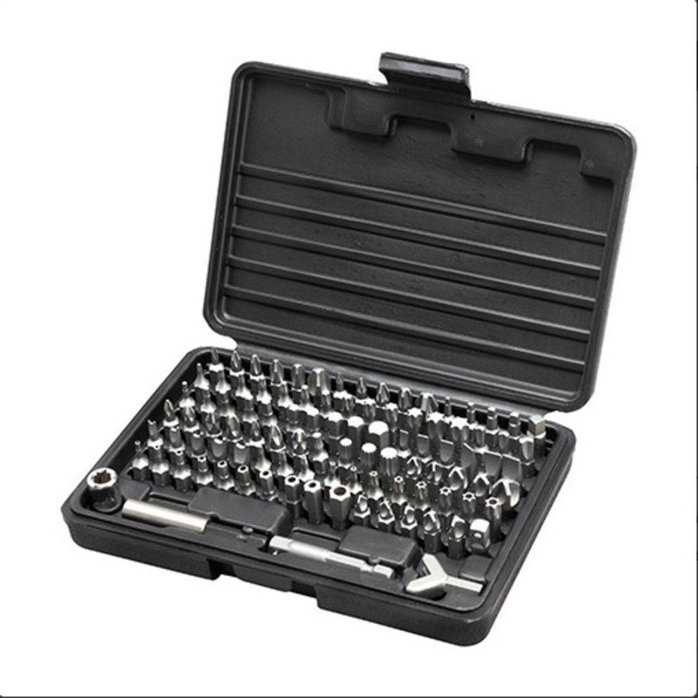 100PC MASTER SCREWDRIVER BIT SET ;