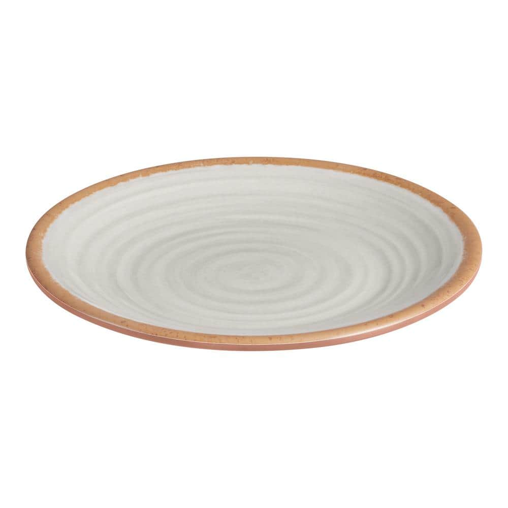 Home Decorators Collection Azria Melamine Salad Plates in Ivory (Set of 6) PAN1085MSRSI