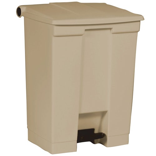 Rubbermaid Step-On Container， 18 Gallon， Beige