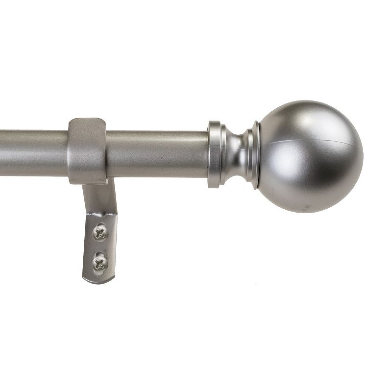 Decopolitan Ball Adjustable 1 Curtain Rod Set