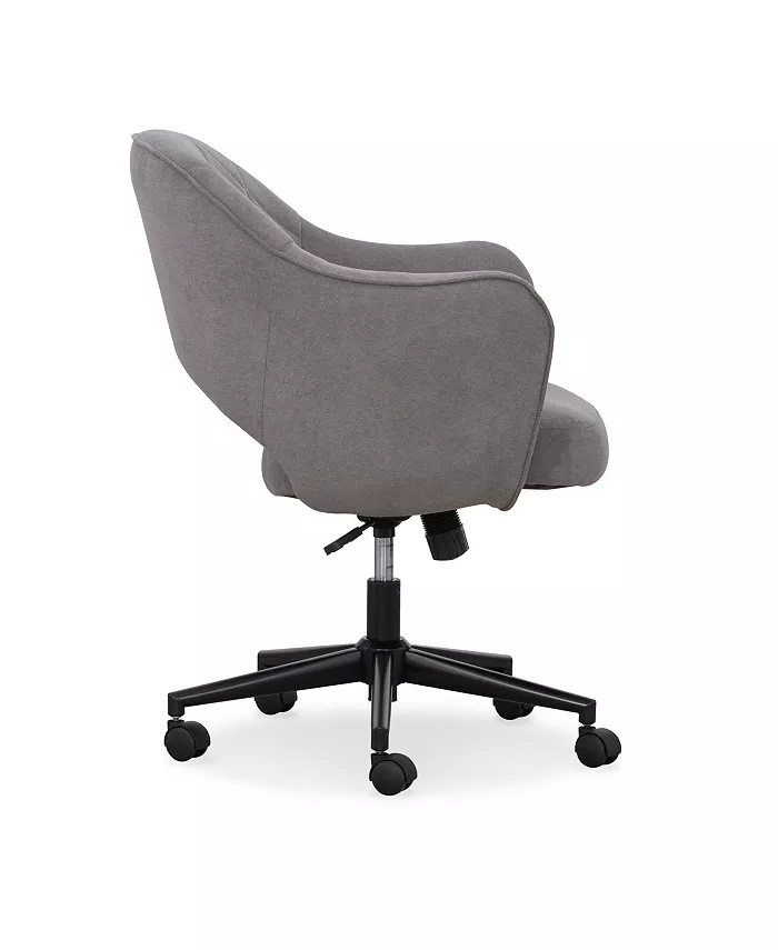 Home Furniture Outfitters Sawyer Gray Quilted Task Chair