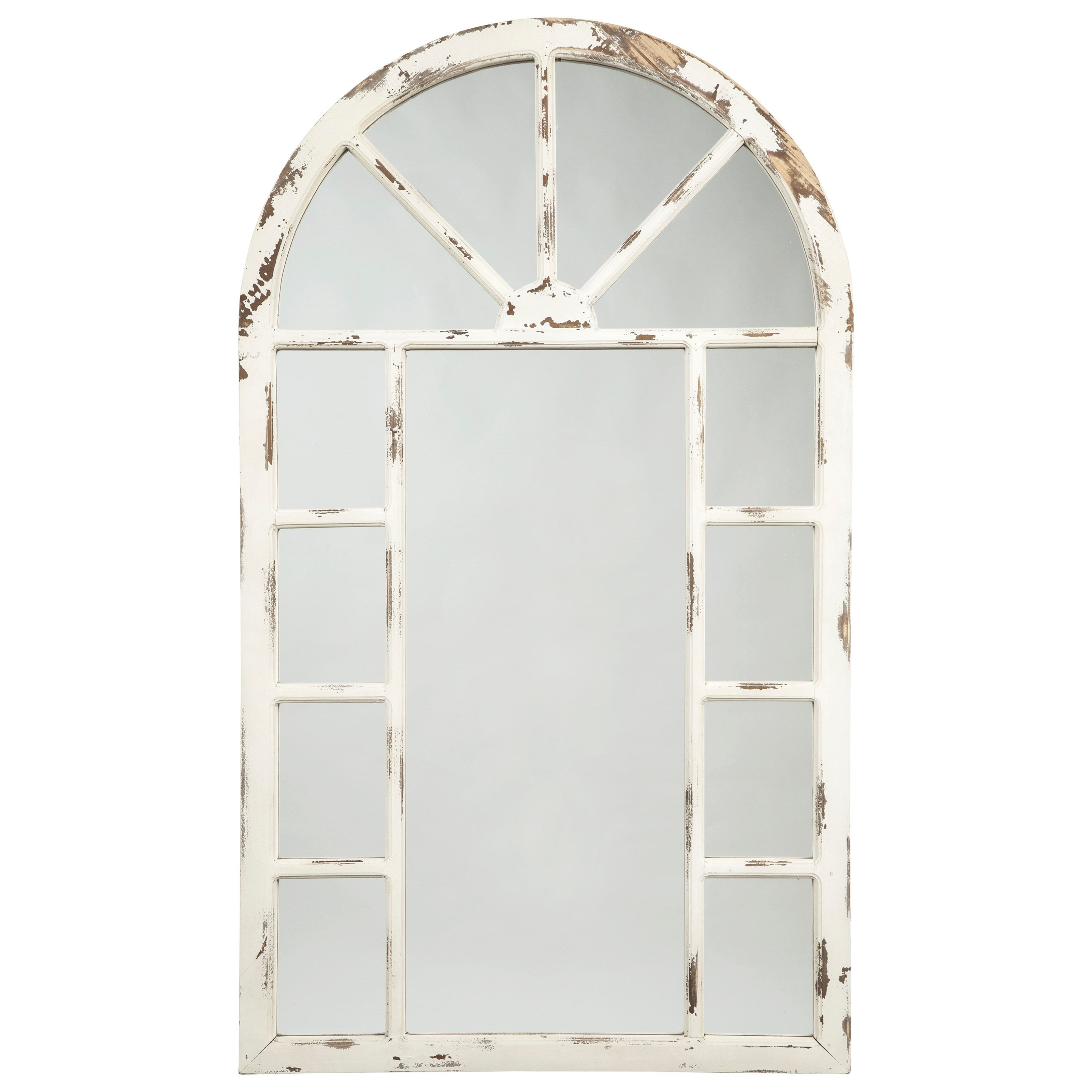 Divakar Antique White Accent Mirror