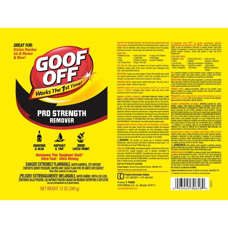 GOOF OFF SPRAY VOC 12OZ