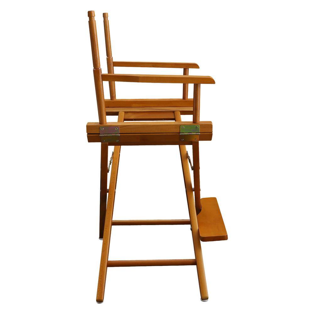 Casual Home 24 in. Seat Height Honey Oak New Solid Wood Director's Chair Frame Only Folding Chair 1-Chair Frame N220-05