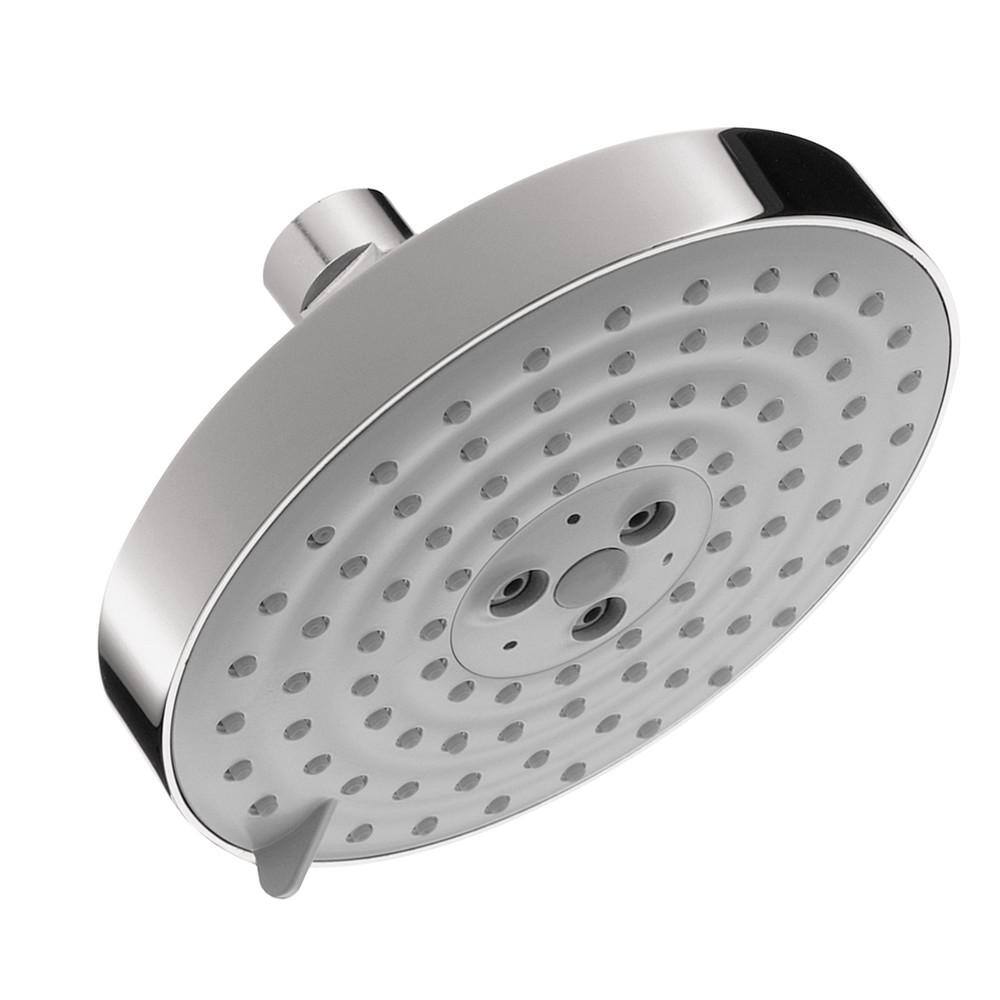 Hansgrohe Raindance S 3 -Spray Patterns 5 in. Wall Mount Fixed Shower Head in Chrome 04725000