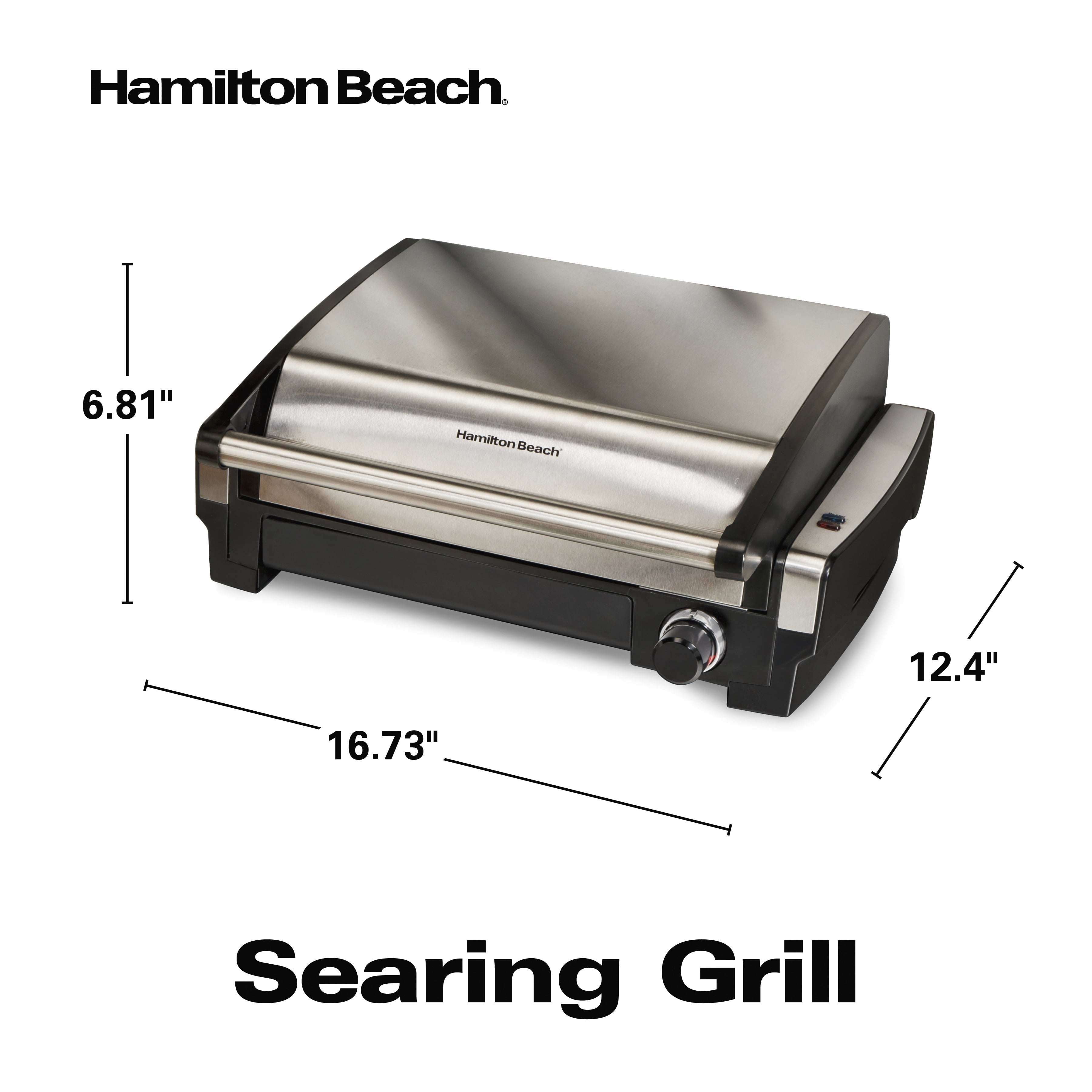 Hamilton Beach 25360 Flavor Searing Indoor Grill