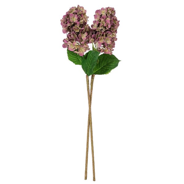 Vickerman 34 Artificial Plum Cone Hydrangea Spray. 2 In A Bag.