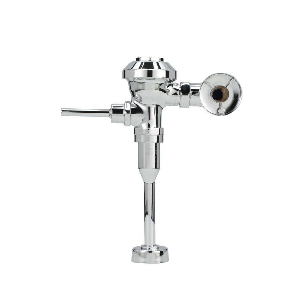 Zurn Aquaflush Exposed Manual Diaphragm Flush Valve with 3.5 GPF Sweat Solder Kit and Cast Wall Flange in Chrome Z6003-YB-YC