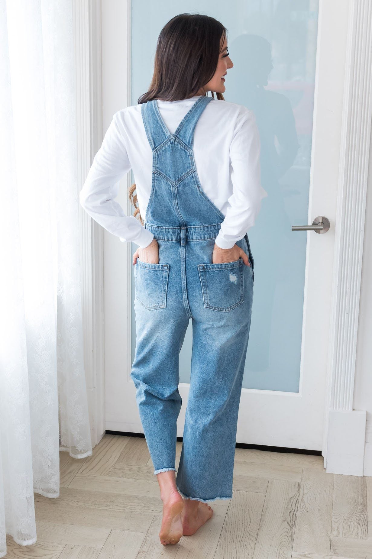 The London Modest Denim Overalls