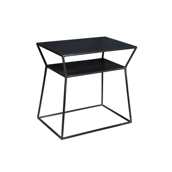 Aurelle Home Modern Iron Side Table