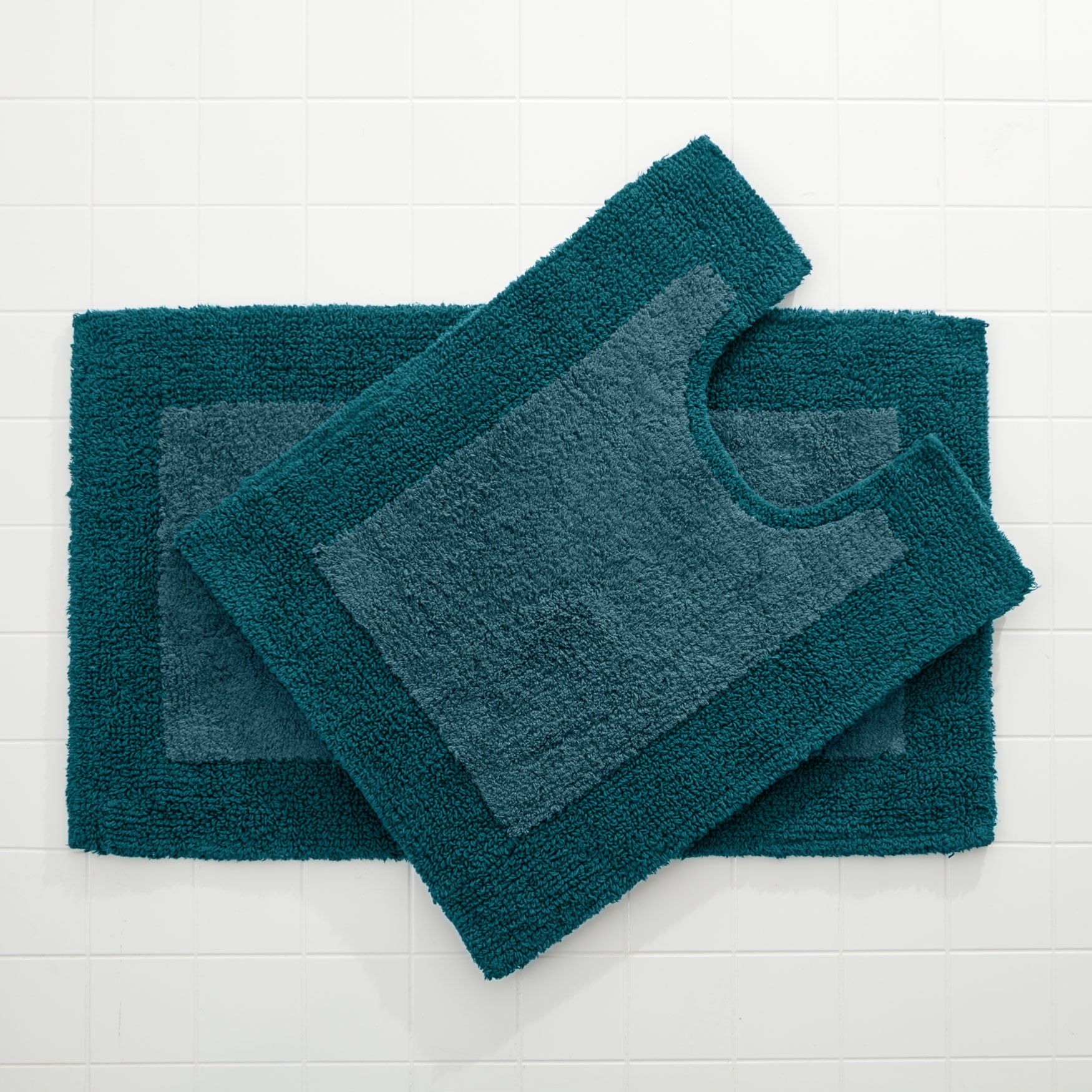 Brylanehome Bh Studio 2 Piece Bath Rug Set， Peacock