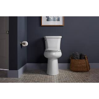 KOHLER Extra Tall Highline 2-piece 1.28 GPF Elongated Toilet in White (2.5