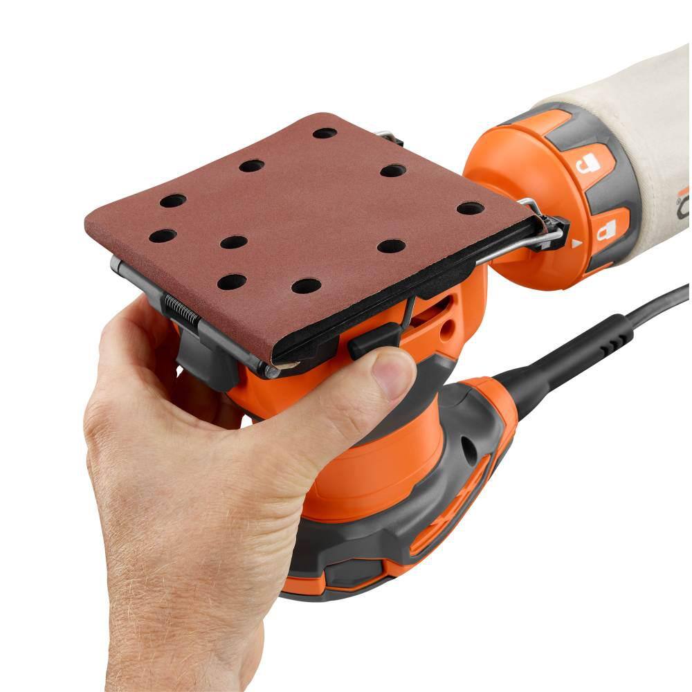 RIDGID 5.5 Amp Corded Fixed Base Trim Router with 2.4 Amp Corded 14 Sheet Sander R24011