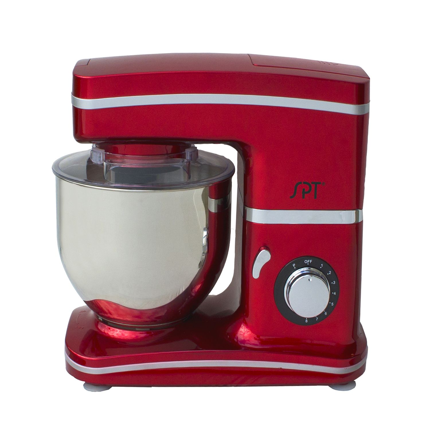 Sunpentown 8-Speed Stand Mixer - Red