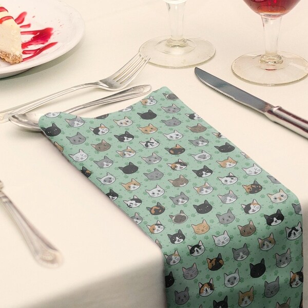 Kitty Cat Pattern Napkin