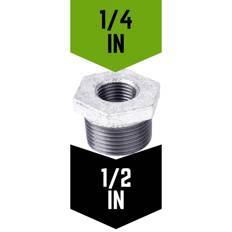 HEX BUSHING GLV 1/2X1/4